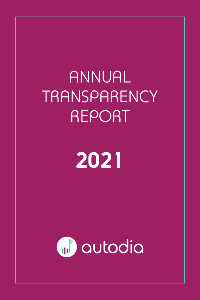 Transparency Report for year 2021